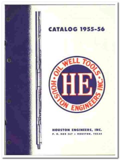 Houston Engineers Inc 1955 vintage oil gas catalog oilfield tools Houston Engineers Inc 1955 vintage oil gas catalog oilfield tools