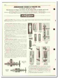 Jerguson Gage Valve Company 1955 vintage oil gas catalog oilfield Jerguson Gage Valve Company 1955 vintage oil gas catalog oilfield