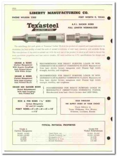 Liberty Mfg Company 1955 vintage oil gas catalog oilfield pumping unit