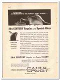 L D Caulk Company 1938 vintage dental ad 20th Century Alloy afloat