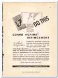 Columbus Dental Mfg Company 1938 vintage dental ad Trupontics guard