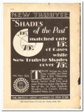 Dentists Supply Company NY 1938 vintage dental ad Trubyte shades