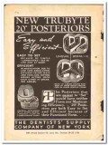 Dentists Supply Company NY 1938 vintage dental ad Trubyte posteriors