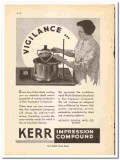 Detroit Dental Mfg Company 1938 vintage ad KERR impression compound