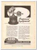 Detroit Dental Mfg Company 1938 vintage ad KERR Centrifico Casting Detroit Dental Mfg Company 1938 vintage ad KERR Centrifico Casting