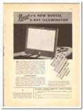Eastman Kodak Company 1938 vintage dental ad X-ray illuminator