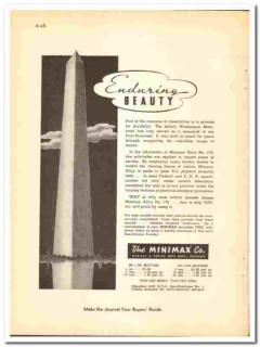 Minimax Company 1938 vintage dental ad Alloy 178 enduring beauty