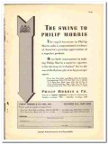 Philip Morris Company 1938 vintage dental ad smoke cigarettes swing Philip Morris Company 1938 vintage dental ad smoke cigarettes swing