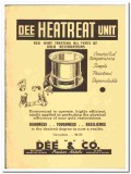 Thomas J Dee Company 1938 vintage dental ad gold Heatreat Unit Thomas J Dee Company 1938 vintage dental ad gold Heatreat Unit