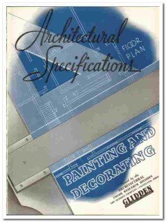Glidden Company 1942 vintage paint catalog Architectural Specification Glidden Company 1942 vintage paint catalog Architectural Specification