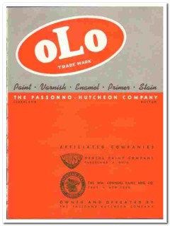 Passonno-Hutcheon Company 1942 vintage paint catalog Densol Conners Passonno-Hutcheon Company 1942 vintage paint catalog Densol Conners
