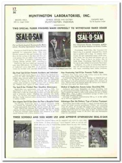 Huntington Laboratories Inc 1942 vintage paint catalog floor finish Huntington Laboratories Inc 1942 vintage paint catalog floor finish