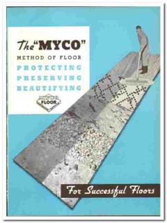 Masury-Young Company 1942 vintage paint catalog MYCO floor protecting Masury-Young Company 1942 vintage paint catalog MYCO floor protecting