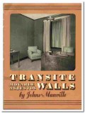 Johns-Manville 1942 vintage wall catalog asbestos movable Transite Johns-Manville 1942 vintage wall catalog asbestos movable Transite