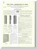 Penn Metal Corp 1942 vintage locker catalog Penco steel cabinets