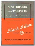Frank Adam Electric Company 1942 vintage catalog panelboards cabinets