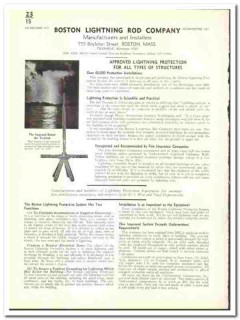 Boston Lightning Rod Company 1942 vintage electrical catalog