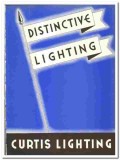 Curtis Lighting Inc 1942 vintage electrical catalog fluorescent Skylux