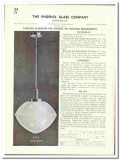 Phoenix Glass Company 1942 vintage catalog lighting glassware globes