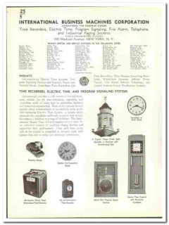 International Business Machine Company 1942 vintage electrical catalog International Business Machine Company 1942 vintage electrical catalog