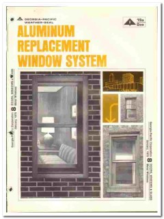 Georgia-Pacific Corp 1970 vintage window catalog aluminum replacement Georgia-Pacific Corp 1970 vintage window catalog aluminum replacement