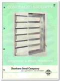 Southern Steel Company 1970 vintage window catalog aluminum jail AST