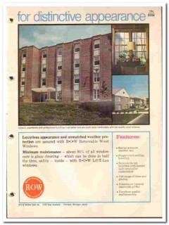 R-O-W Window Sales Company 1970 vintage catalog wood R-O-W Window Sales Company 1970 vintage catalog wood