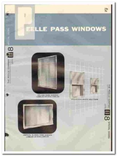 Peelle Company 1970 vintage window catalog special doors pass
