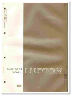 Lupton Mfg Company 1970 vintage window catalog curtain wall monumental Lupton Mfg Company 1970 vintage window catalog curtain wall monumental