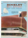Binkley Company 1970 vintage wall catalog curtain no-girt panels Binkley Company 1970 vintage wall catalog curtain no-girt panels