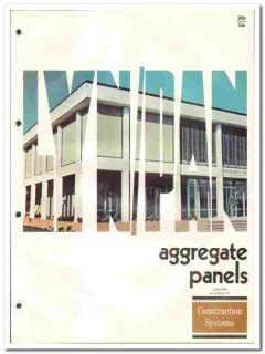Construction Component Systems Inc 1970 vintage wall catalog aggregate