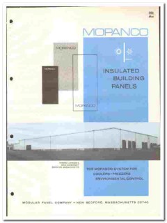 Modular Panel Company 1970 vintage wall catalog insulated building
