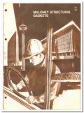 F H Maloney Company 1970 vintage insulation catalog structural gaskets