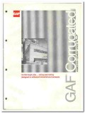GAF Corp 1977 vintage wall catalog corrugated asbestos cement sheets GAF Corp 1977 vintage wall catalog corrugated asbestos cement sheets