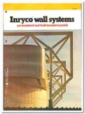Inryco Inc 1977 vintage wall catalog insulated panels systems
