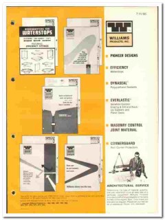 Williams Products Inc 1977 vintage paint catalog Everlastic sealants Williams Products Inc 1977 vintage paint catalog Everlastic sealants