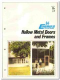 Curries Company 1977 vintage door catalog hollow metal frames