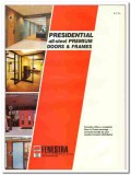 Marmon Group Inc 1977 vintage door catalog Fenestra Presidential steel