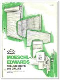 Moeschl-Edwards Company 1977 vintage door catalog MECCO rolling grille Moeschl-Edwards Company 1977 vintage door catalog MECCO rolling grille