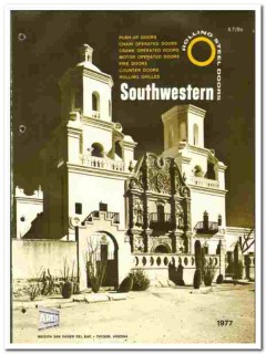 Southwestern Steel Rolling Door Company 1977 vintage catalog push-up Southwestern Steel Rolling Door Company 1977 vintage catalog push-up