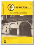 J G Wilson Corp 1977 vintage door catalog rolling coiling closures