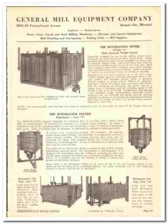 General Mill Equipment Company 1941 vintage grain catalog Rotomaster