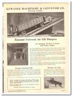 Kewanee Machinery Conveyor Company 1941 vintage grain milling catalog