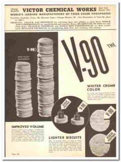 Victor Chemical Works Inc 1941 vintage grain milling catalog phosphate