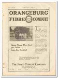 Fibre Conduit Company 1921 vintage electrical ad seven times more