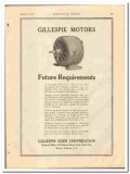 Gillespie Eden Corp 1921 vintage electrical ad motors requirements