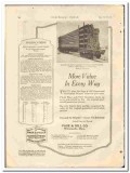 Page Hill Company 1921 vintage electrical ad cedar poles penetration