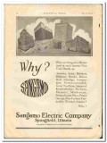 Sangamo Electric Company 1921 vintage ad meters New York Hotels