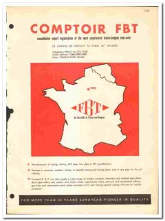 Comptoir FBT 1972 vintage oil gas catalog oilfield casing tubing pipe
