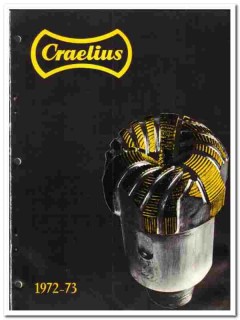 Craelius Carros Industries 1972 vintage oil catalog oilfield drill bit